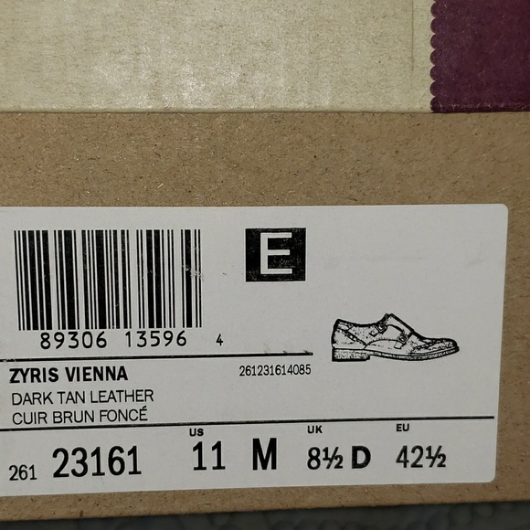 Clarks Zyris Vinna oxfords sz 11M NWT 💗💙💚💛🧡 - Picture 8 of 8